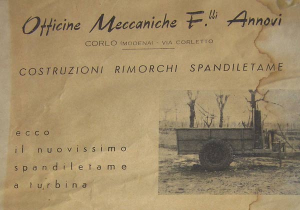 Azienda F.lli Annovi srl - Archivio storico